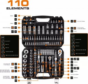 Zestaw narzędzi Neo 10-066 110 el. (10-066) 14