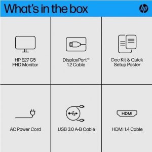 Monitor HP E27 G5 (6N4E2AA) 3