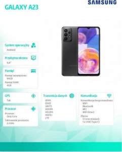 Smartfon Samsung Galaxy A23 Enterprise Edition 5G 4/64GB Czarny (SM-A236BZK) 10
