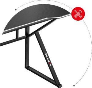 Biurko Huzaro Huzaro Hero 1.6 Czarne 120 cmx60 cm 11
