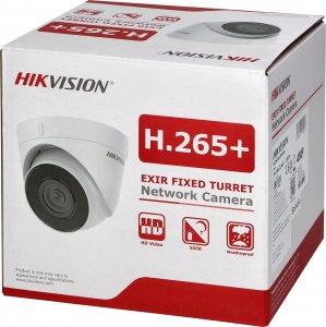 Kamera IP Orno HIKVISION IP-CAM-T240H kopułkowa kamera IP o rozdzielczości 4Mpx, z doświetleniem IR i cyfrową redukcją szumów, IP67, zasilana 12V lub PoE 2