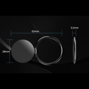 Braders Uchwyt do telefonu Magnetic Phone Ring Black 3