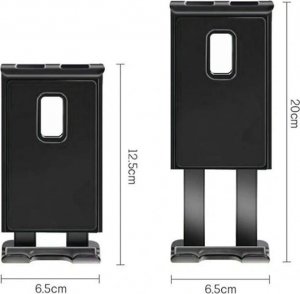 Alogy Uchwyt samochodowy Alogy uniwersalny na szybę, deskę rozdzielczą do telefonu tabletu 11" Czarny 2