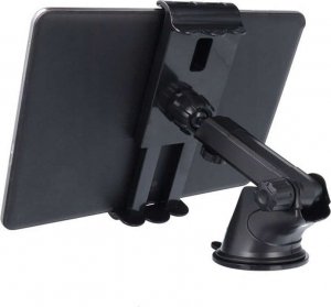 Alogy Uchwyt samochodowy Alogy uniwersalny na szybę, deskę rozdzielczą do telefonu tabletu 11" Czarny 4