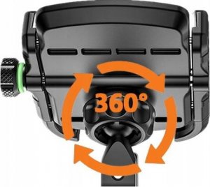 TKNconnect Metalowy uchwyt na telefon do kierownicy motocyklowej / pod śrubę 4