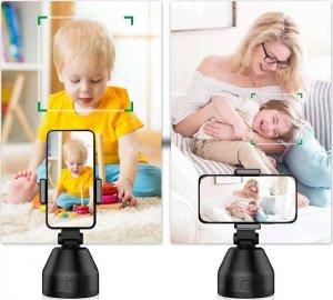 4kom.pl Uchwyt biurkowy statyw do telefonu z funkcją śledzenia twarzy Gimbal 360 obrotowy robot do nagrań live 3