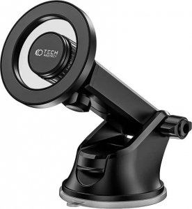 4kom.pl Uchwyt samochodowy Magnetic do MagSafe Dashboard & Vent Car Mount N51 uchwyt do auta do telefonu na szybę / deskę rozdzielczą do kratki wentylacyjnej Czarny 7