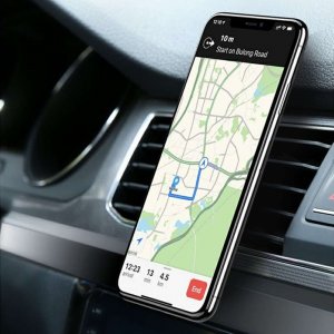 4kom.pl Uchwyt samochodowy Magnetic MagSafe Vent Car Mount uchwyt do auta do telefonu do kratki wentylacyjnej do MagSafe Czarny 9