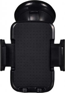 Alogy Uchwyt samochodowy Uniwersalny do auta K400 do telefonu na szybę Black + Kabel Alogy 3w1 + Ładowarka USB-C + USB 3.1A 3