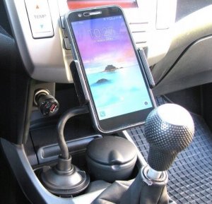 ER4 UCHWYT DO TELEFONU SAMOCHODOWY NA KUBEK GIĘTKI 4