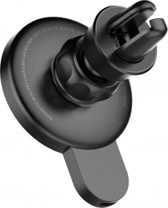 Spacetronik Uchwyt magnetyczny samochodowy na telefon z ładowarką Magsafe + Ring 15W Spacetronik SR001 4