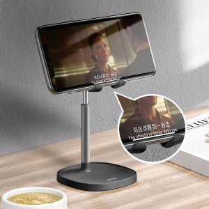 Mcdodo STOJAK, UCHWYT NA TELEFON, STABILNY, CZARNY, MCDODO 11