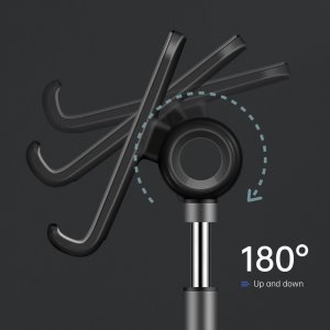 Mcdodo STOJAK, UCHWYT NA TELEFON, STABILNY, CZARNY, MCDODO 8