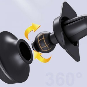 4kom.pl Uchwyt samochodowy CHM03 magnetyczny do telefonu do auta Szyby na szybę Deskę rozdzielczą Czarny 13