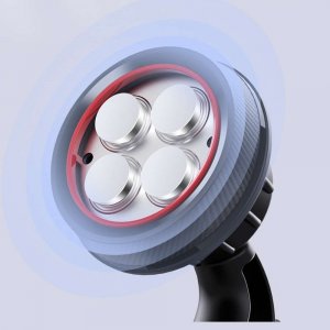 4kom.pl Uchwyt samochodowy CHM03 magnetyczny do telefonu do auta Szyby na szybę Deskę rozdzielczą Czarny 19