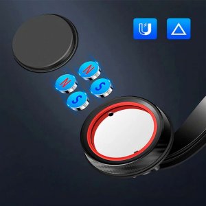 4kom.pl Uchwyt samochodowy CHM03 magnetyczny do telefonu do auta Szyby na szybę Deskę rozdzielczą Czarny 2