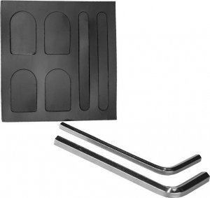 4kom.pl Uchwyt rowerowy metalowy na kierownicę do telefonu na rower motor hulajnogę czarny + Pasek bezpieczeństwa 12