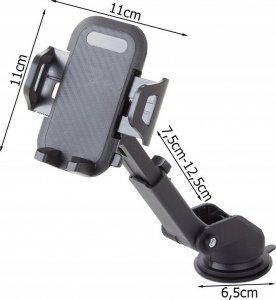 Verk UCHWYT SAMOCHODOWY REGULOWANY NA TELEFON GPS SZYBĘ 7