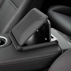 Alogy Uchwyt samochodowy Alogy Carbon na telefon do 6.8 cali GPS na deskę kokpit Czarny + Kabel 3w1 + Ładowarka USB-C + USB 3.1A 12