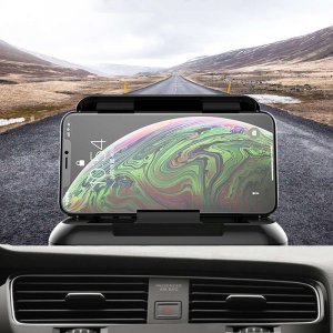 Alogy Uchwyt samochodowy Alogy Carbon na telefon do 6.8 cali GPS na deskę kokpit Czarny + Kabel 3w1 + Ładowarka USB-C + USB 3.1A 14