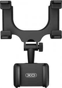 4kom.pl Uchwyt samochodowy do telefonu Na Wsteczne lusterko do auta Czarny 2