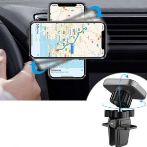 4kom.pl Uchwyt samochodowy TXR Car Holder Magnetyczny na szybę do kratki wentylacyjnej 3w1 Czarny 14