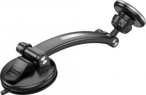 4kom.pl Uchwyt samochodowy magnetyczny Car Holder do telefonu 4.5 - 7 na deskę/ szybę do auta Czarny 7