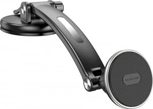 4kom.pl Uchwyt samochodowy magnetyczny Car Holder do telefonu 4.5 - 7 na deskę/ szybę do auta Czarny 10