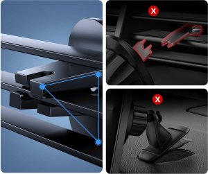 Joyroom Uchwyt samochodowy magnetyczny Joyroom JR-ZS313 Air Vent czarny 9