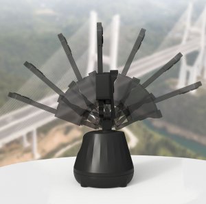 UCHWYT NA TELEFON Z AUTOMATYCZNYM ŚLEDZENIEM 360 FACE TRACKING P1 CZARNY 6