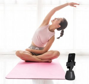 UCHWYT NA TELEFON Z AUTOMATYCZNYM ŚLEDZENIEM 360 FACE TRACKING P1 CZARNY 7