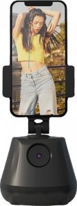 UCHWYT NA TELEFON Z AUTOMATYCZNYM ŚLEDZENIEM 360 FACE TRACKING P1 CZARNY 9