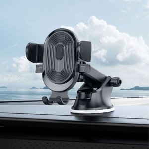 4kom.pl Uchwyt samochodowy Holder do auta Experience z przyssawką do telefonu 4.7-7 cali na deskę/ szybę Czarny 3