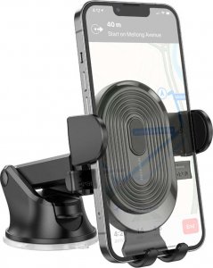 4kom.pl Uchwyt samochodowy Holder do auta Experience z przyssawką do telefonu 4.7-7 cali na deskę/ szybę Czarny 7