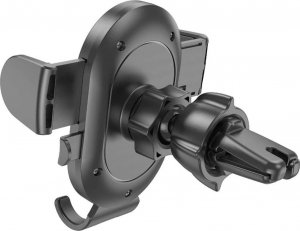 4kom.pl Uchwyt samochodowy zaciskowy Holder do auta Experience do telefonu 4.7-7" na kratkę nawiewu Czarny 5