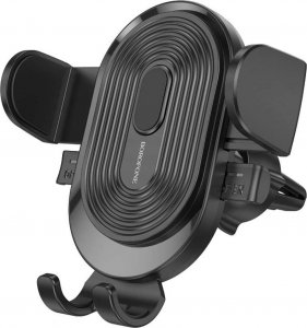 4kom.pl Uchwyt samochodowy zaciskowy Holder do auta Experience do telefonu 4.7-7" na kratkę nawiewu Czarny 9