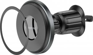 4kom.pl Uchwyt samochodowy magnetyczny Holder do auta SeaSide na kratkę do MagSafe do iPhone 14/13/12 czarny 2