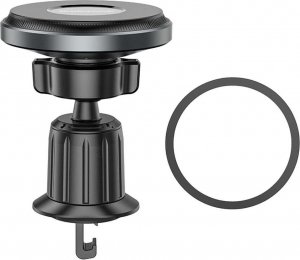 4kom.pl Uchwyt samochodowy magnetyczny Holder do auta SeaSide na kratkę do MagSafe do iPhone 14/13/12 czarny 6