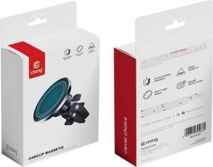 Crong Uchwyt samochodowy magnetyczny MagSafe Crong Carclip Magnetic (czarny) 10