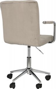 Krzesło biurowe Intesi Fotel biurowy Cosmo Arm szary velvet 5