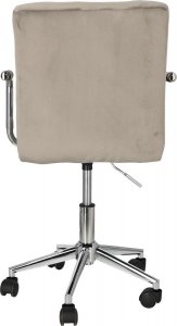 Krzesło biurowe Intesi Fotel biurowy Cosmo Arm szary velvet 6