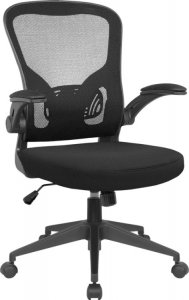 Krzesło biurowe Defender Defender Krzesło biurowe AKVILON, czarna, oddychające plecy 1