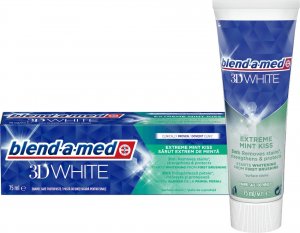blend-a-med Blend-a-med 3D White Extreme Mint Kiss Pasta do zębów 75ml 2