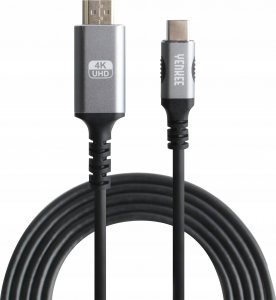 Kabel USB Yenkee USB-C - HDMI 1.5 m Czarno-srebrny (35055381) 2