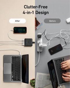 Ładowarka Anker Ładowarka Atom III 65W Slim 2xUSB-C 2xUSB-A 3