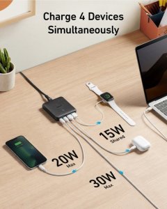 Ładowarka Anker Ładowarka Atom III 65W Slim 2xUSB-C 2xUSB-A 5