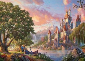 Schmidt Spiele Schmidt Spiele Thomas Kinkade Studios: Belle's Magical World, Puzzle (Disney Dreams Collections) 1