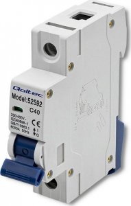 Qoltec Wyłącznik naprądowy Qoltec C40 | bezpiecznik | AC | 40A | 1P 1