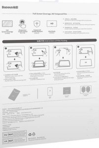 Baseus Szkło hartowane Baseus Crystal 0.3mm do tabletu Huawei MatePad Pro 12.6" 9