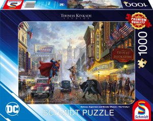Schmidt Spiele Schmidt Spiele Thomas Kinkade Studios: DC - Batman, Superman and Wonder Woman - The Trinity, Jigsaw Puzzle (1000 pieces) 1